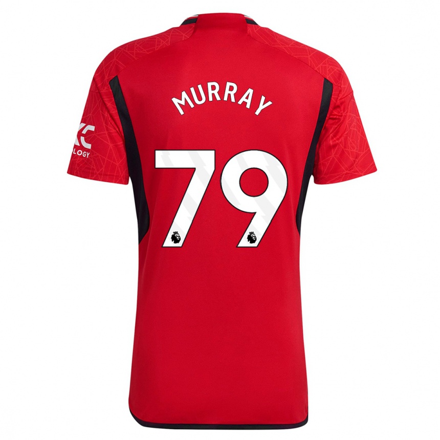 Kinder Fußball Sam Murray #79 Rot Heimtrikot Trikot 2023/24 T-Shirt Luxemburg