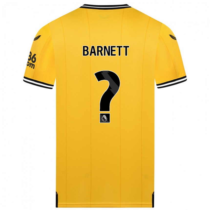 Kinder Fußball Ty Barnett #0 Gelb Heimtrikot Trikot 2023/24 T-Shirt Luxemburg