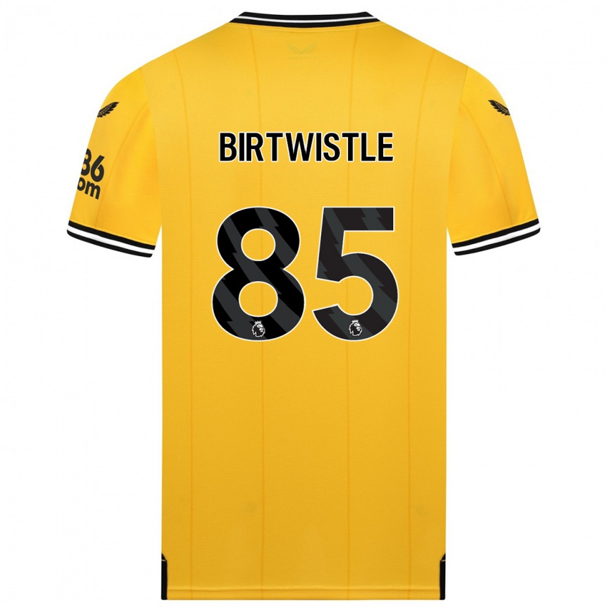 Kinder Fußball Harry Birtwistle #85 Gelb Heimtrikot Trikot 2023/24 T-Shirt Luxemburg