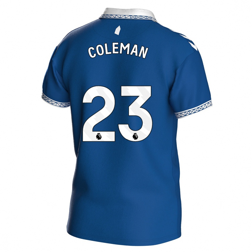 Kinder Fußball Seamus Coleman #23 Königsblau Heimtrikot Trikot 2023/24 T-Shirt Luxemburg