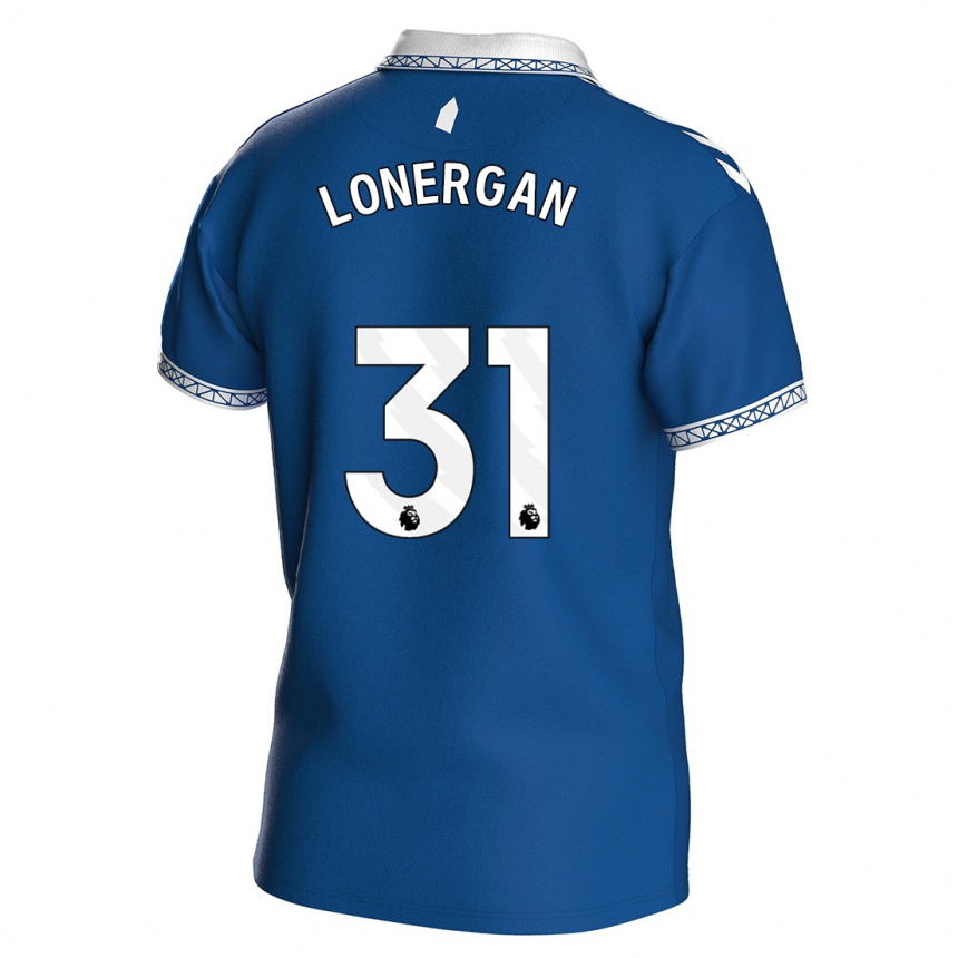 Kinder Fußball Andy Lonergan #31 Königsblau Heimtrikot Trikot 2023/24 T-Shirt Luxemburg