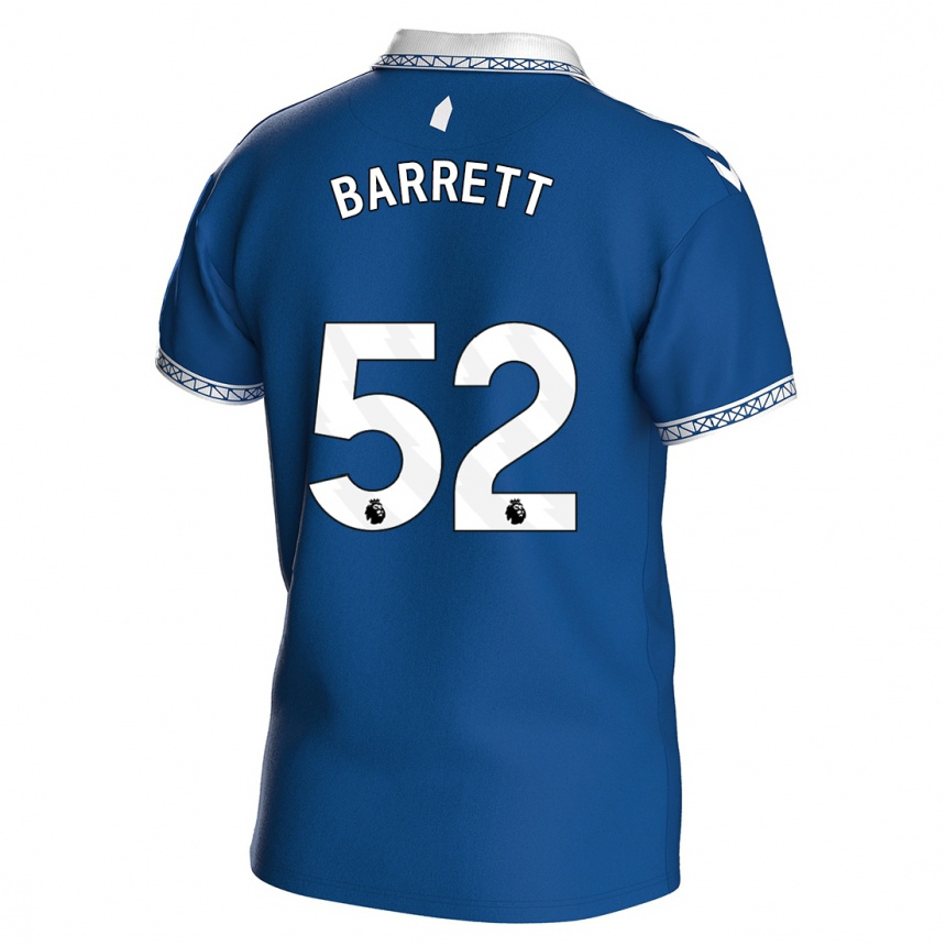 Kinder Fußball Jack Barrett #52 Königsblau Heimtrikot Trikot 2023/24 T-Shirt Luxemburg