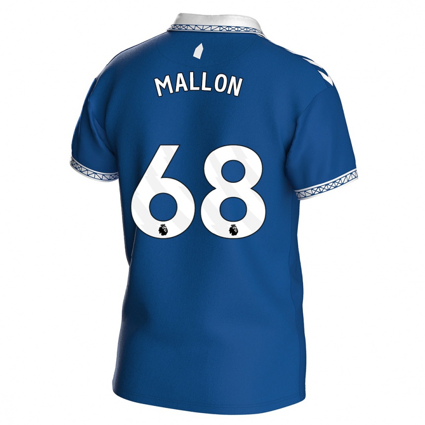 Kinder Fußball Mathew Mallon #68 Königsblau Heimtrikot Trikot 2023/24 T-Shirt Luxemburg