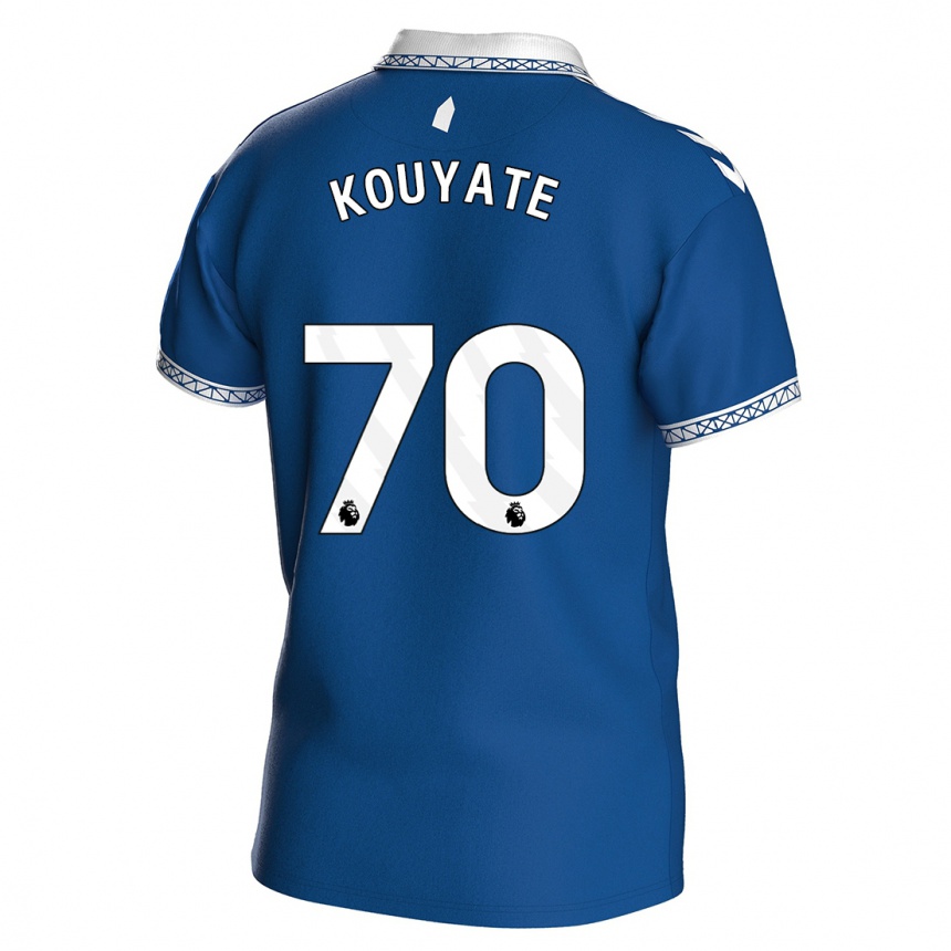 Kinder Fußball Katia Kouyate #70 Königsblau Heimtrikot Trikot 2023/24 T-Shirt Luxemburg