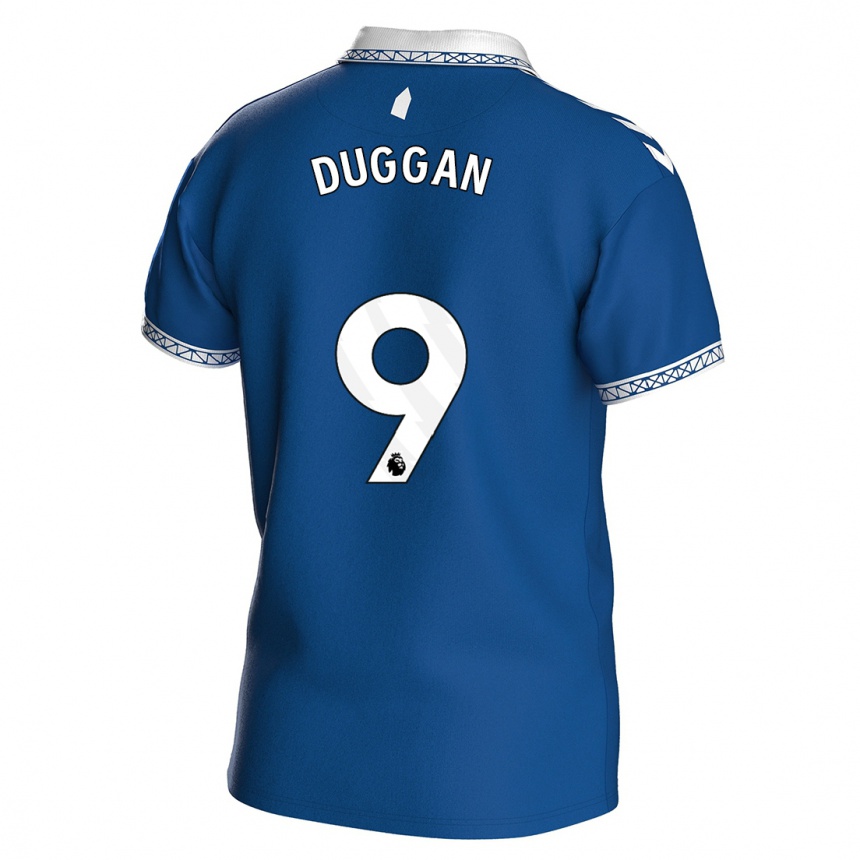 Kinder Fußball Toni Duggan #9 Königsblau Heimtrikot Trikot 2023/24 T-Shirt Luxemburg