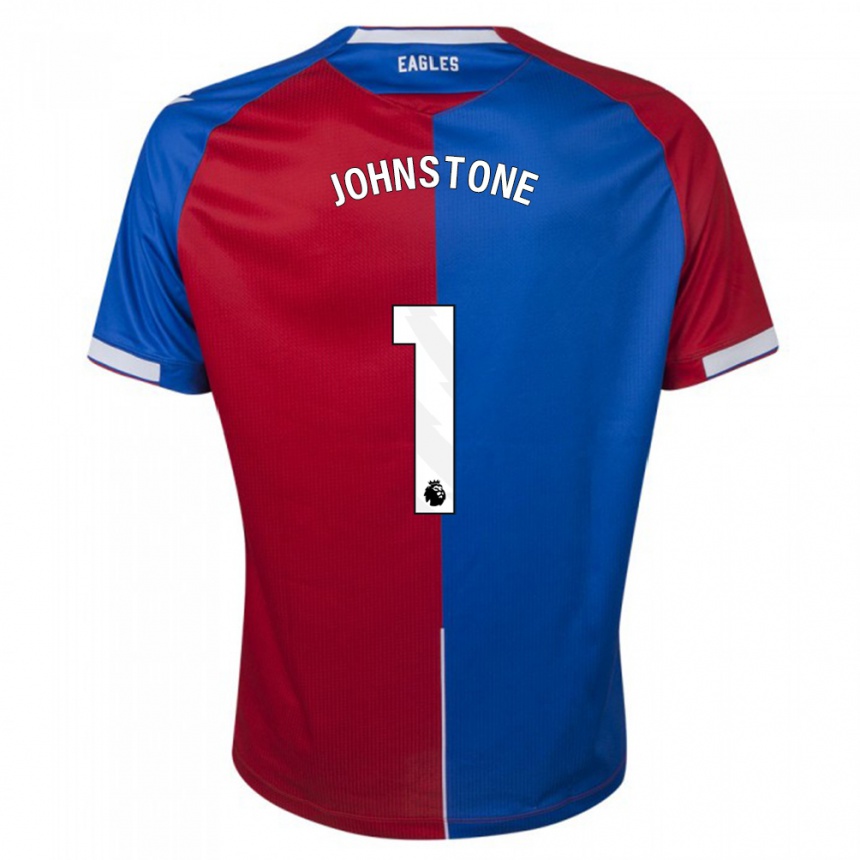 Kinder Fußball Sam Johnstone #1 Rot Blau Heimtrikot Trikot 2023/24 T-Shirt Luxemburg