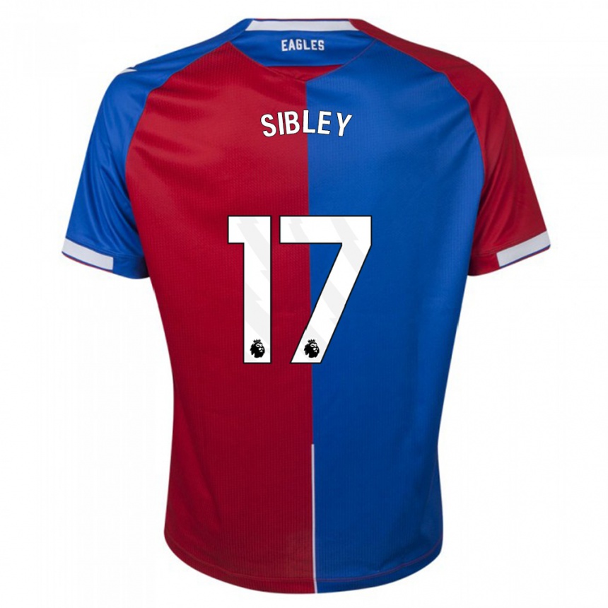 Kinder Fußball Isabella Sibley #17 Rot Blau Heimtrikot Trikot 2023/24 T-Shirt Luxemburg