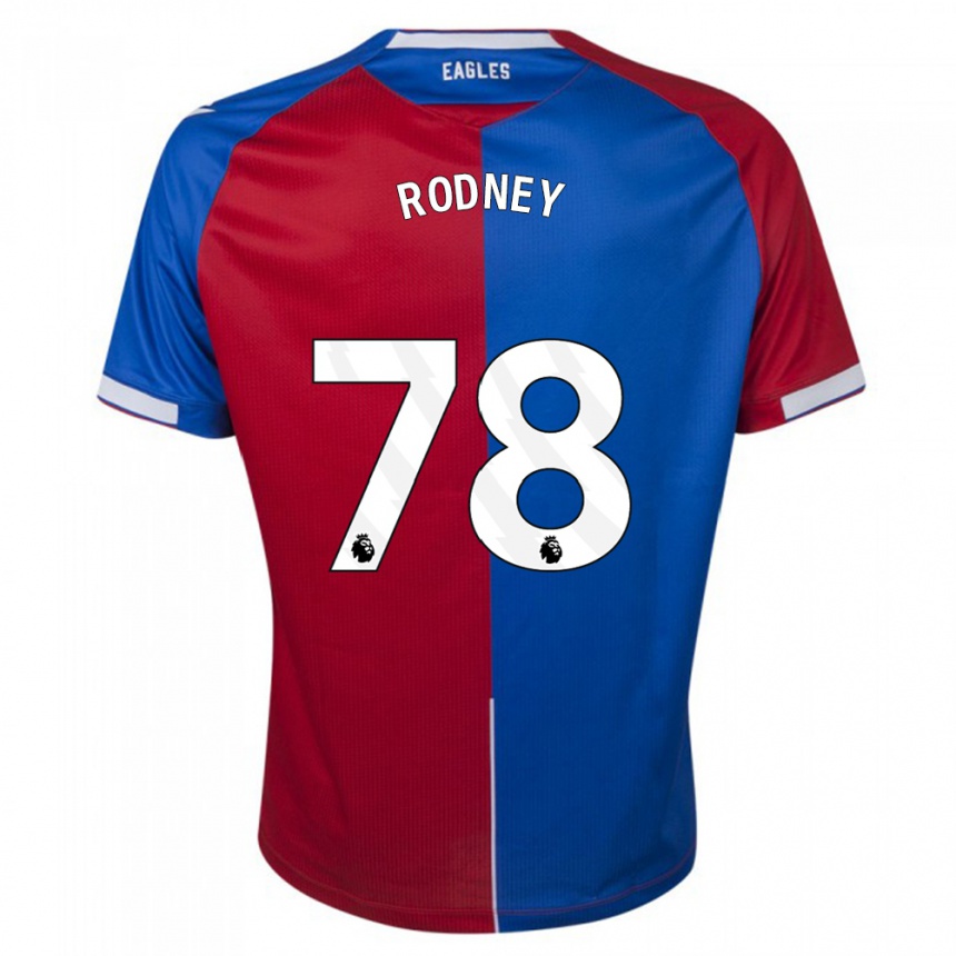 Kinder Fußball Kaden Rodney #78 Rot Blau Heimtrikot Trikot 2023/24 T-Shirt Luxemburg