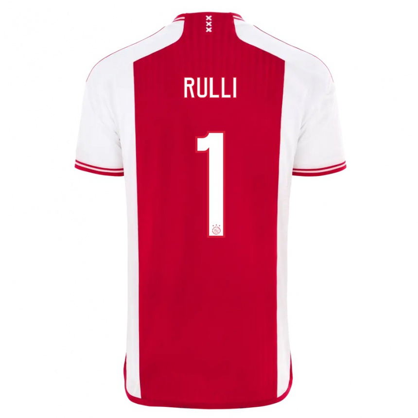 Kinder Fußball Gerónimo Rulli #1 Rot-Weiss Heimtrikot Trikot 2023/24 T-Shirt Luxemburg