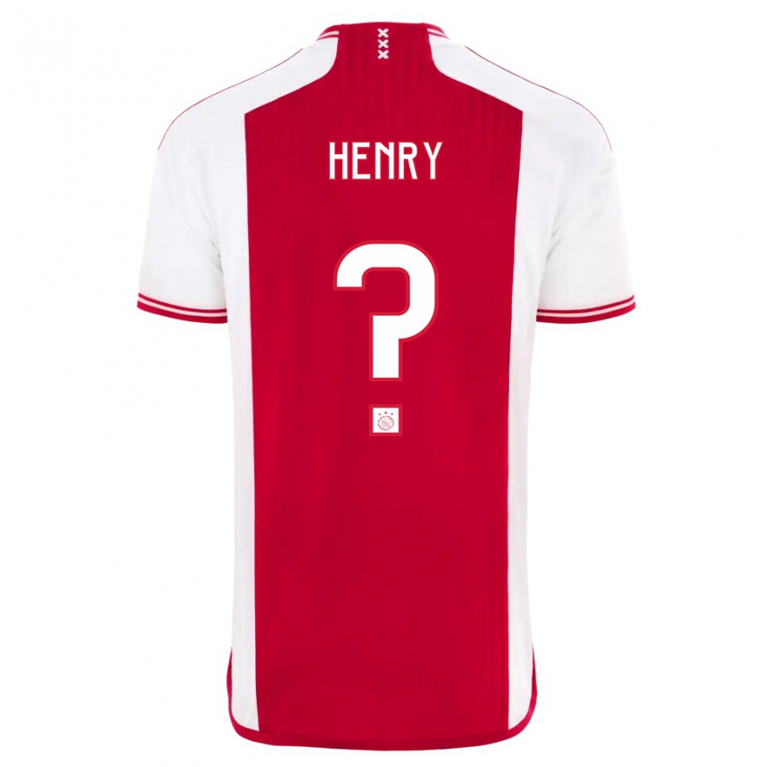 Kinder Fußball Alvaro Henry #0 Rot-Weiss Heimtrikot Trikot 2023/24 T-Shirt Luxemburg