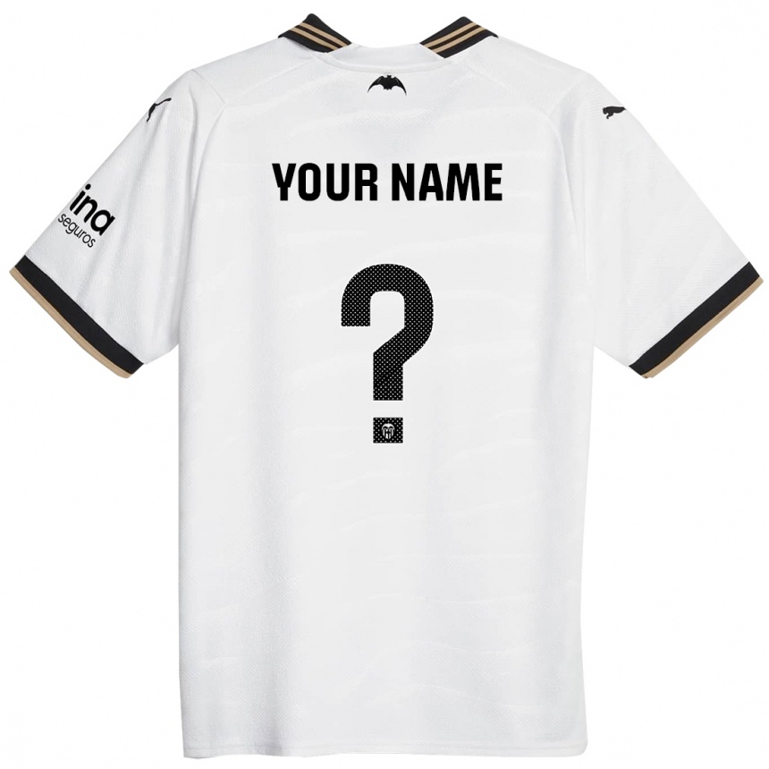 Kinder Fußball Ihren Namen #0 Weiß Heimtrikot Trikot 2023/24 T-Shirt Luxemburg