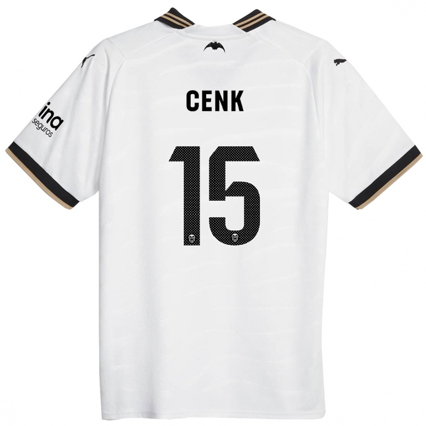 Kinder Fußball Cenk Ozkacar #15 Weiß Heimtrikot Trikot 2023/24 T-Shirt Luxemburg