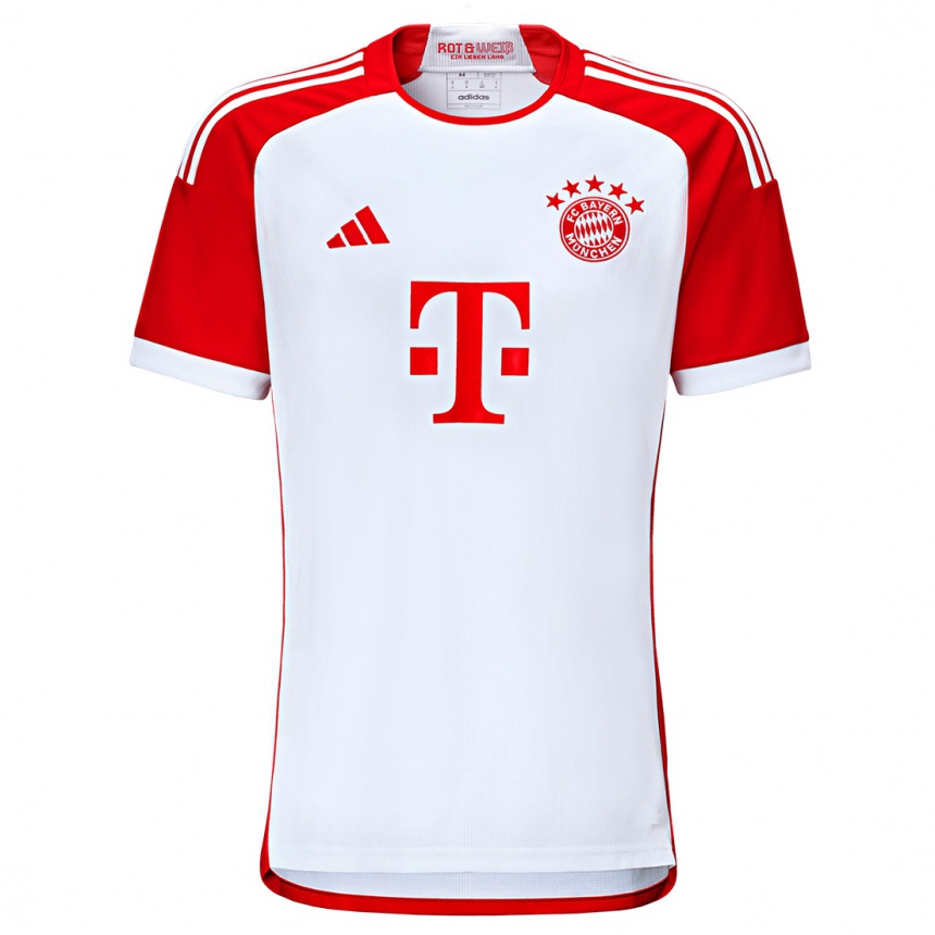 Kinder Fußball Giulia Gwinn #7 Rot-Weiss Heimtrikot Trikot 2023/24 T-Shirt Luxemburg