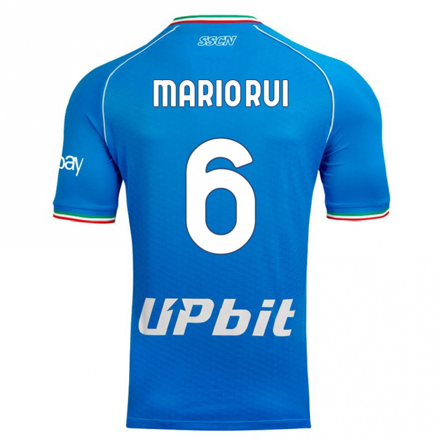 Kinder Fußball Mario Rui #6 Himmelblau Heimtrikot Trikot 2023/24 T-Shirt Luxemburg