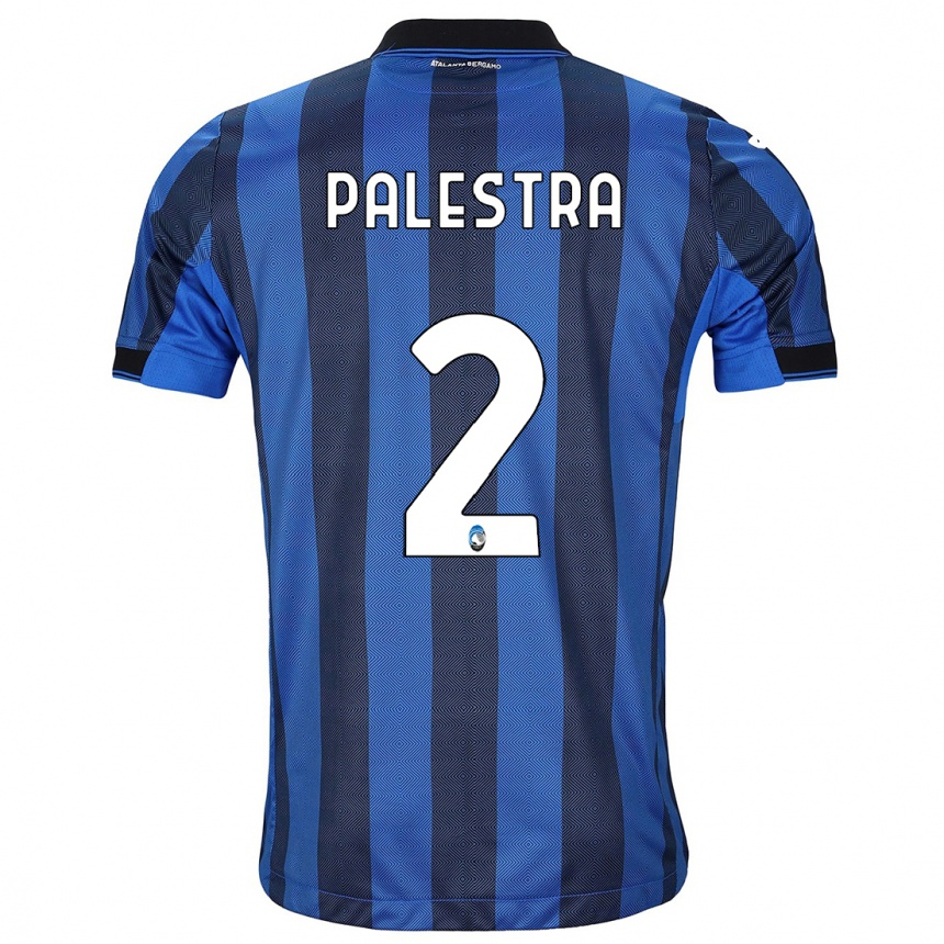 Kinder Fußball Marco Palestra #2 Schwarz Blau Heimtrikot Trikot 2023/24 T-Shirt Luxemburg