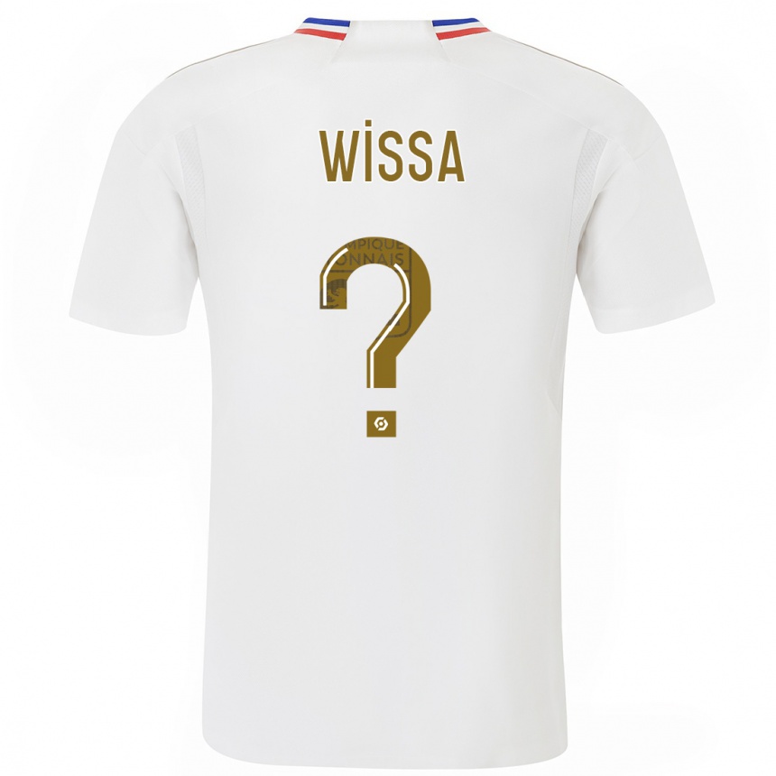 Kinder Fußball Eli Wissa #0 Weiß Heimtrikot Trikot 2023/24 T-Shirt Luxemburg