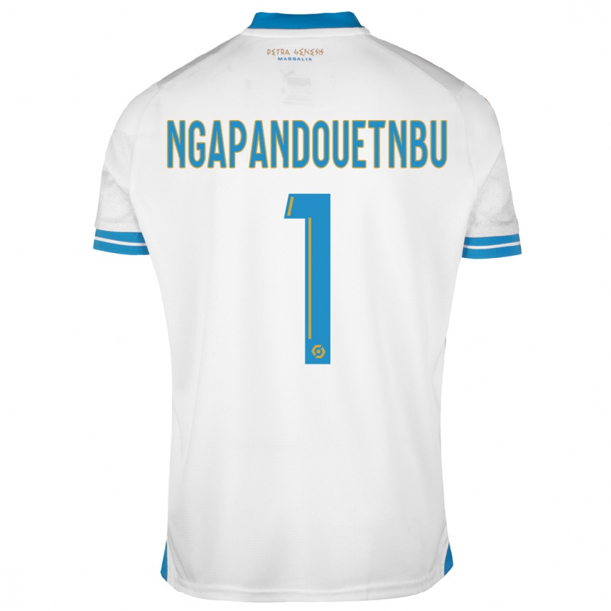 Kinder Fußball Simon Ngapandouetnbu #1 Weiß Heimtrikot Trikot 2023/24 T-Shirt Luxemburg