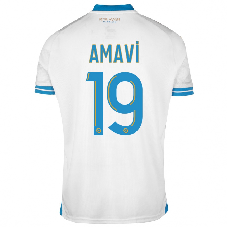 Kinder Fußball Jordan Amavi #19 Weiß Heimtrikot Trikot 2023/24 T-Shirt Luxemburg