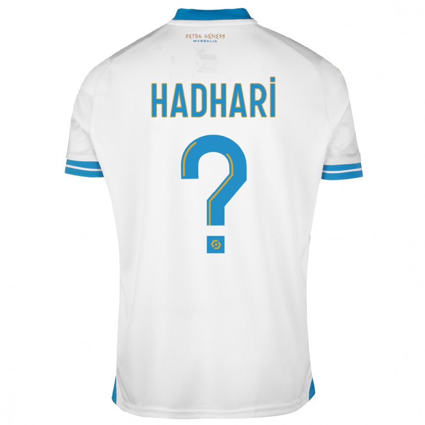 Kinder Fußball Ibtoihi Hadhari #0 Weiß Heimtrikot Trikot 2023/24 T-Shirt Luxemburg