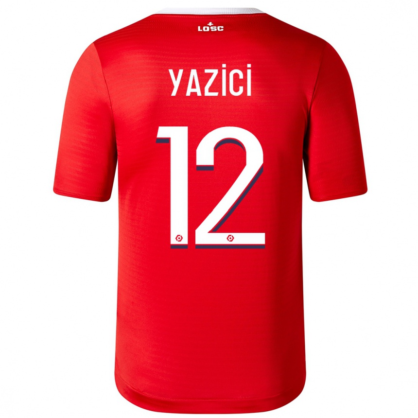 Kinder Fußball Yusuf Yazici #12 Rot Heimtrikot Trikot 2023/24 T-Shirt Luxemburg