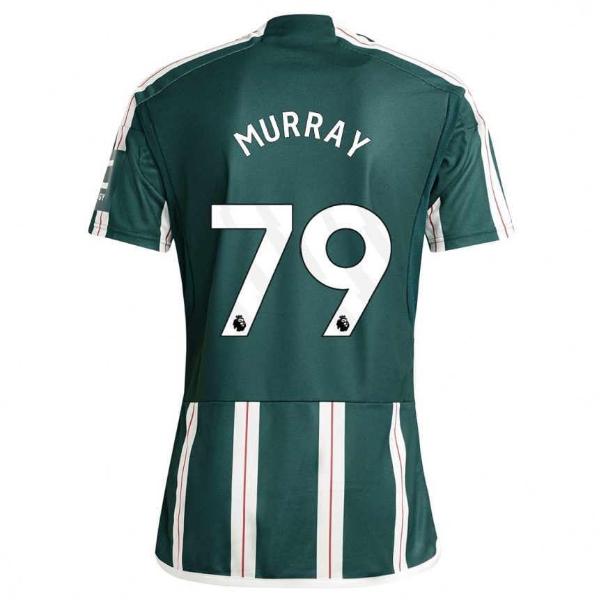 Kinder Fußball Sam Murray #79 Dunkelgrün Auswärtstrikot Trikot 2023/24 T-Shirt Luxemburg