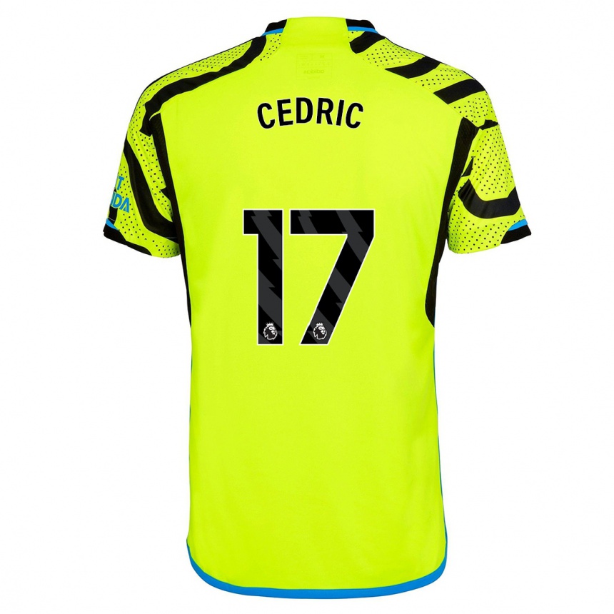 Kinder Fußball Cedric Soares #17 Gelb Auswärtstrikot Trikot 2023/24 T-Shirt Luxemburg