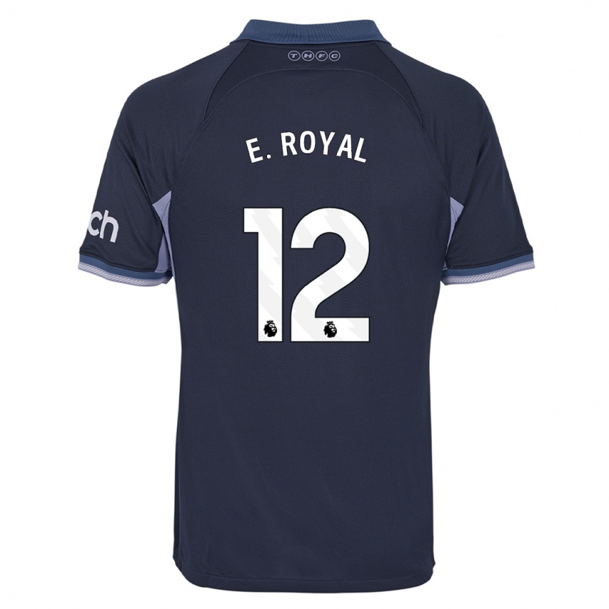 Kinder Fußball Emerson Royal #12 Dunkelblau Auswärtstrikot Trikot 2023/24 T-Shirt Luxemburg