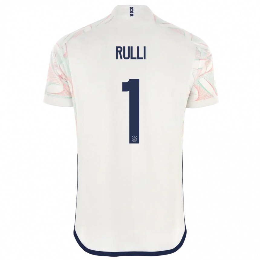 Kinder Fußball Gerónimo Rulli #1 Weiß Auswärtstrikot Trikot 2023/24 T-Shirt Luxemburg