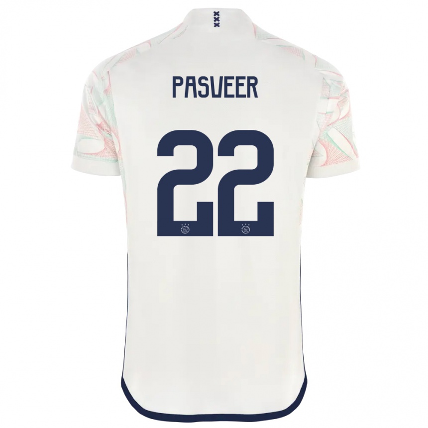 Kinder Fußball Remko Pasveer #22 Weiß Auswärtstrikot Trikot 2023/24 T-Shirt Luxemburg