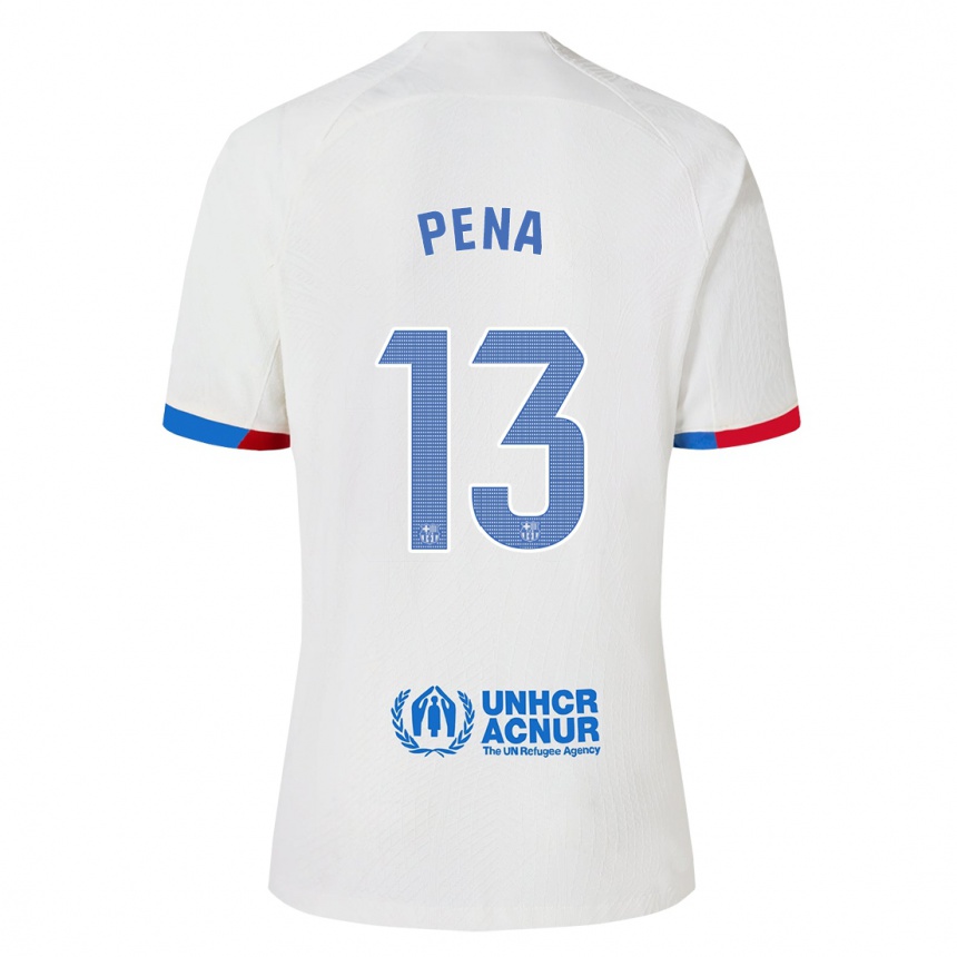 Kinder Fußball Inaki Pena #13 Weiß Auswärtstrikot Trikot 2023/24 T-Shirt Luxemburg