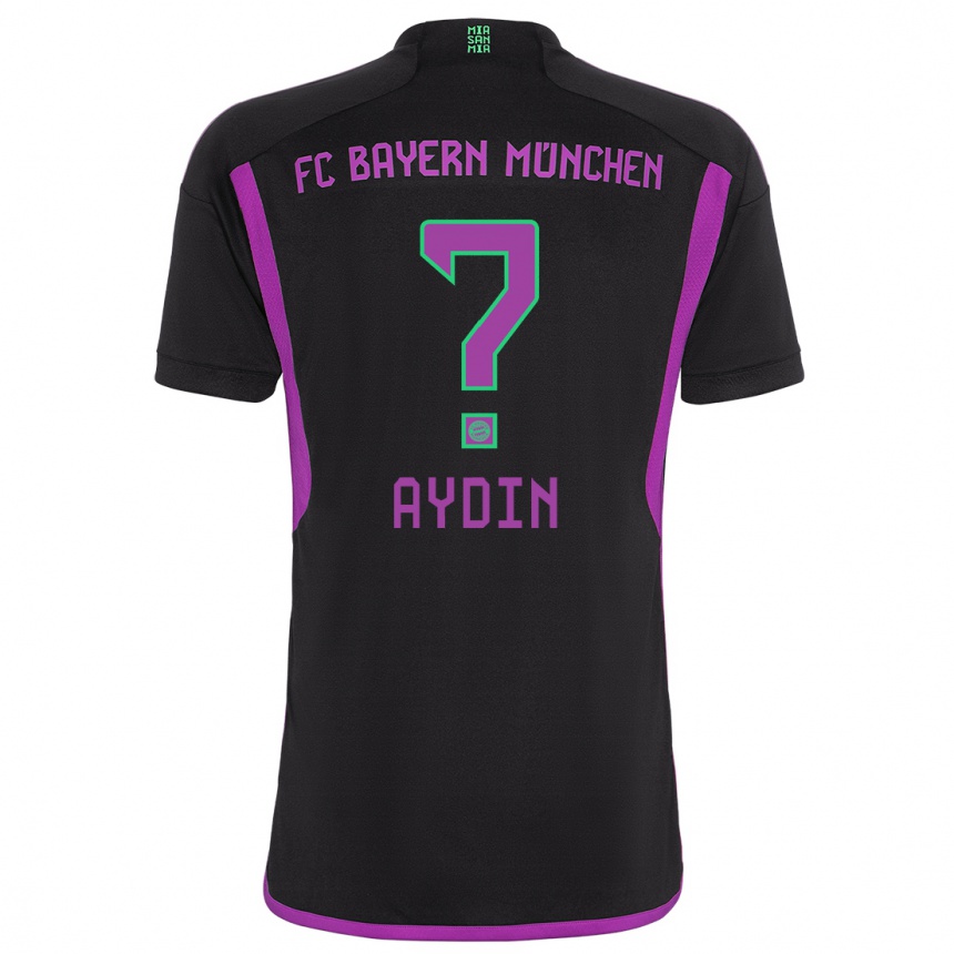 Kinder Fußball Eyüp Aydin #0 Schwarz Auswärtstrikot Trikot 2023/24 T-Shirt Luxemburg