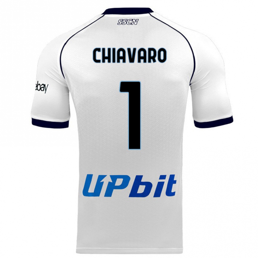 Kinder Fußball Kelly Chiavaro #1 Weiß Auswärtstrikot Trikot 2023/24 T-Shirt Luxemburg