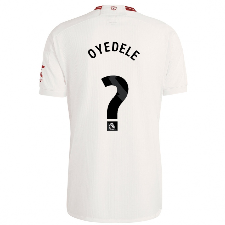 Kinder Fußball Maxi Oyedele #0 Weiß Ausweichtrikot Trikot 2023/24 T-Shirt Luxemburg