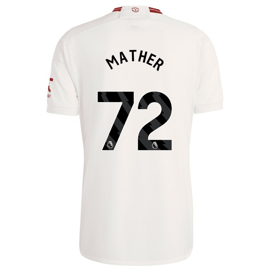 Kinder Fußball Sam Mather #72 Weiß Ausweichtrikot Trikot 2023/24 T-Shirt Luxemburg