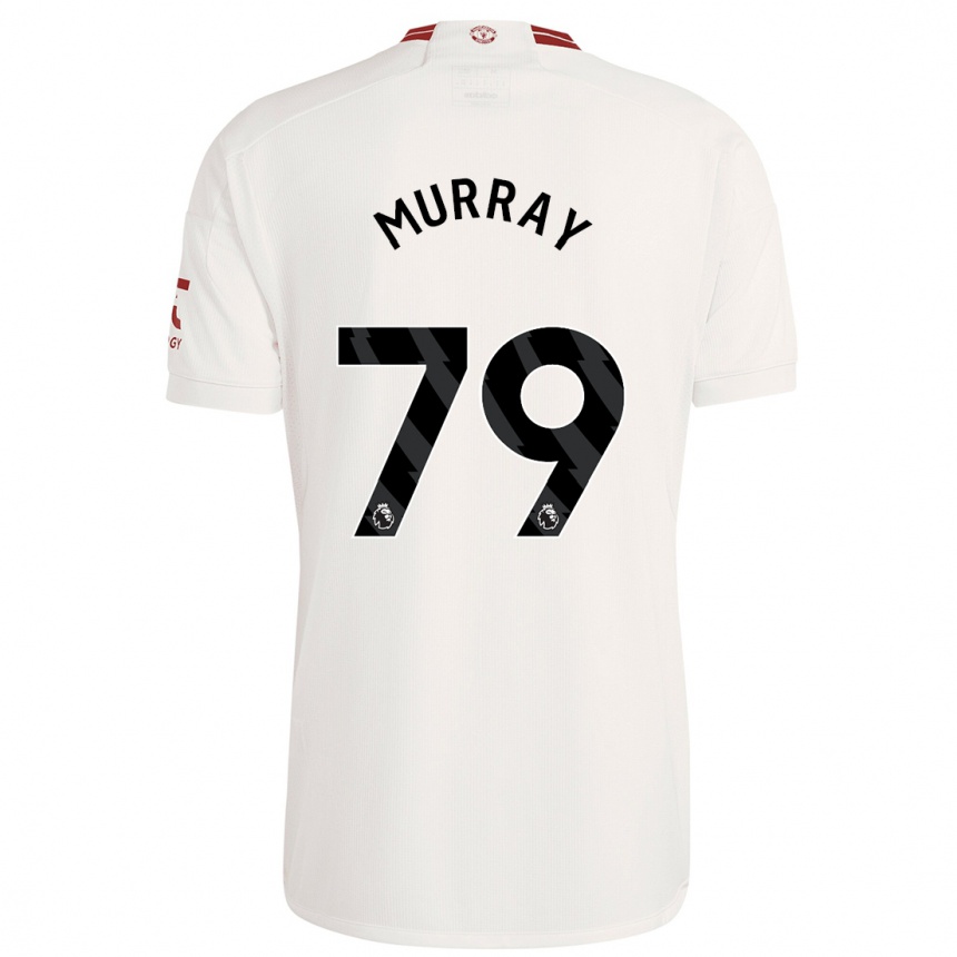 Kinder Fußball Sam Murray #79 Weiß Ausweichtrikot Trikot 2023/24 T-Shirt Luxemburg