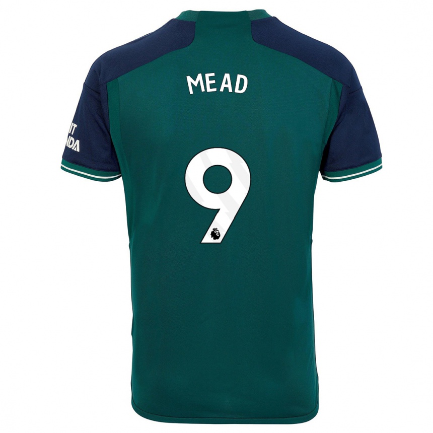 Kinder Fußball Beth Mead #9 Grün Ausweichtrikot Trikot 2023/24 T-Shirt Luxemburg