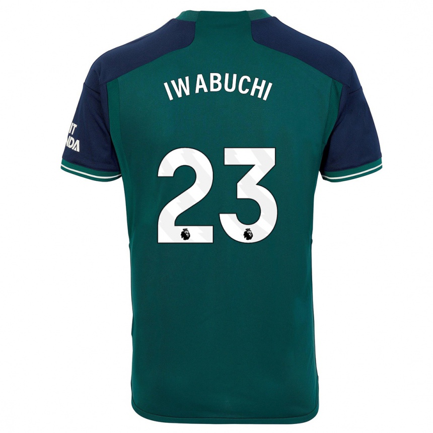 Kinder Fußball Mana Iwabuchi #23 Grün Ausweichtrikot Trikot 2023/24 T-Shirt Luxemburg