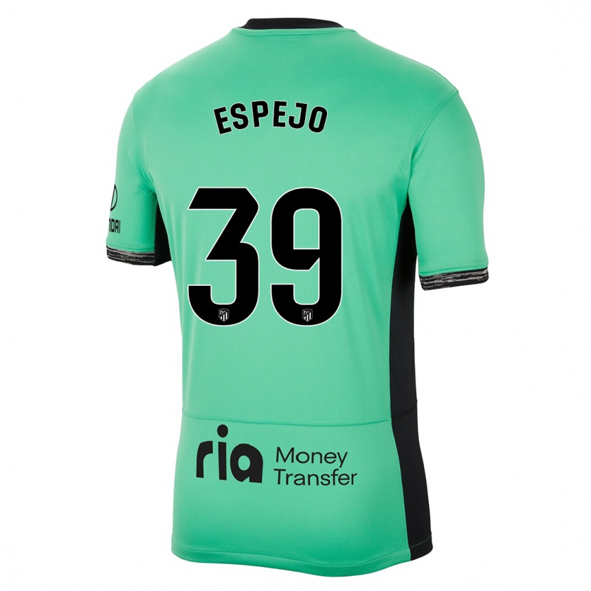 Kinder Fußball Diego Espejo #39 Frühlingsgrün Ausweichtrikot Trikot 2023/24 T-Shirt Luxemburg