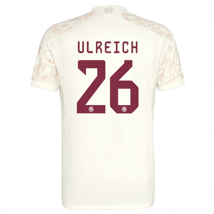 Kinder Fußball Sven Ulreich #26 Cremefarben Ausweichtrikot Trikot 2023/24 T-Shirt Luxemburg