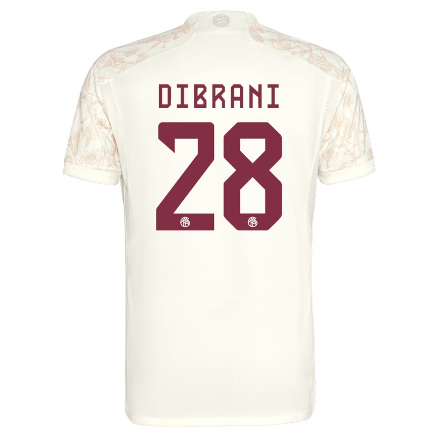 Kinder Fußball Benjamin Dibrani #28 Cremefarben Ausweichtrikot Trikot 2023/24 T-Shirt Luxemburg