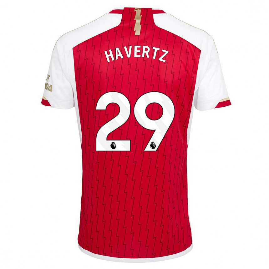 Herren Fußball Kai Havertz #29 Rot Heimtrikot Trikot 2023/24 T-Shirt Luxemburg