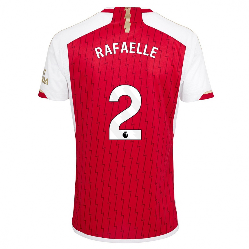Herren Fußball Rafaelle Souza #2 Rot Heimtrikot Trikot 2023/24 T-Shirt Luxemburg