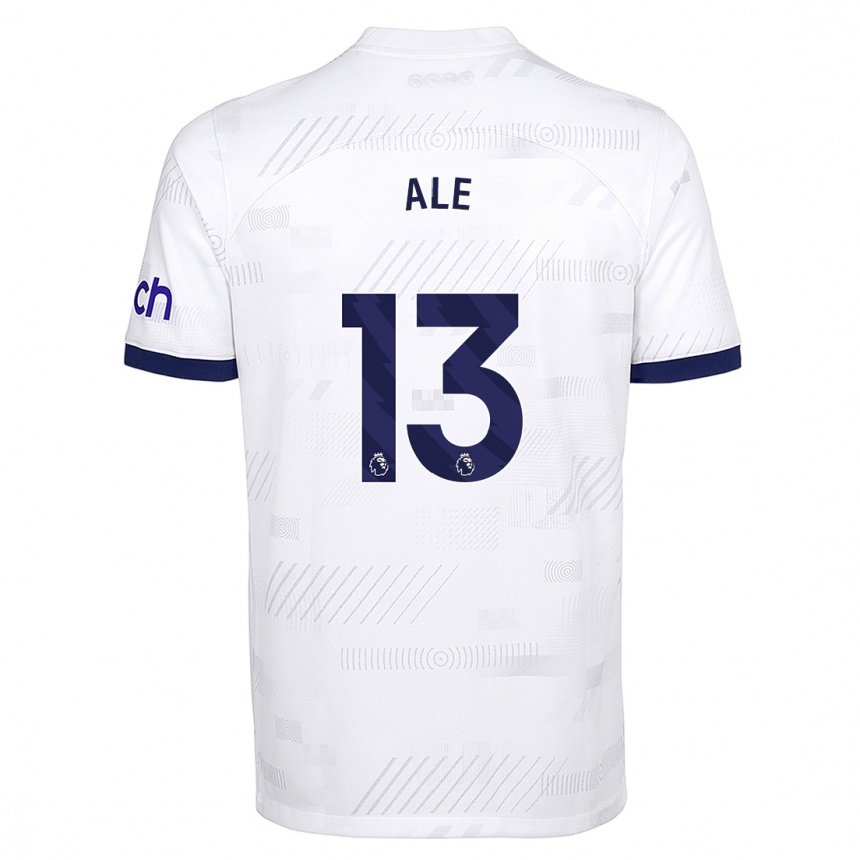 Herren Fußball Asmita Ale #13 Weiß Heimtrikot Trikot 2023/24 T-Shirt Luxemburg