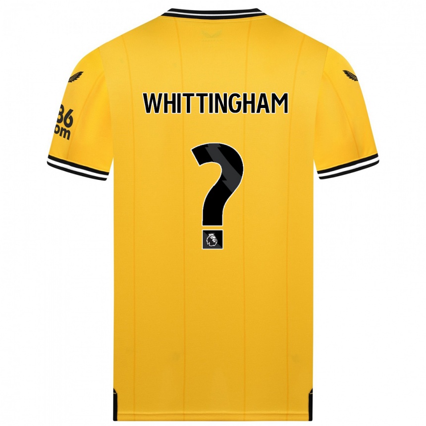Herren Fußball Matthew Whittingham #0 Gelb Heimtrikot Trikot 2023/24 T-Shirt Luxemburg