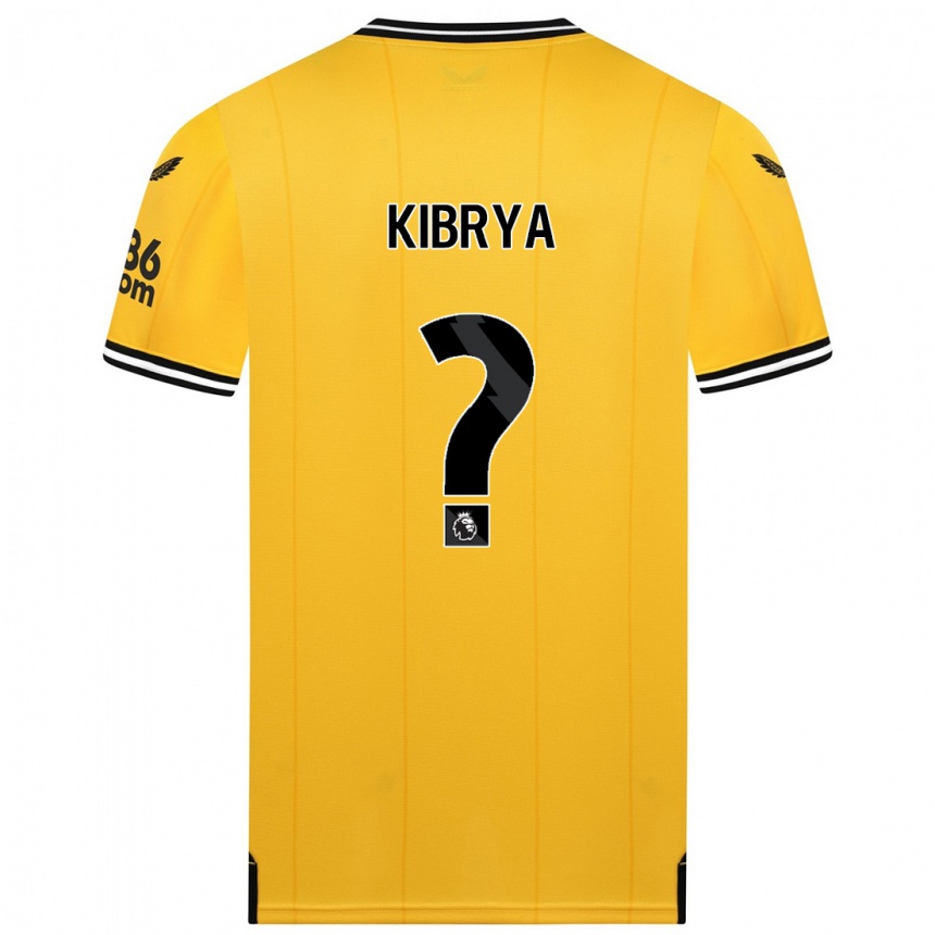 Herren Fußball Lucas Kibrya #0 Gelb Heimtrikot Trikot 2023/24 T-Shirt Luxemburg