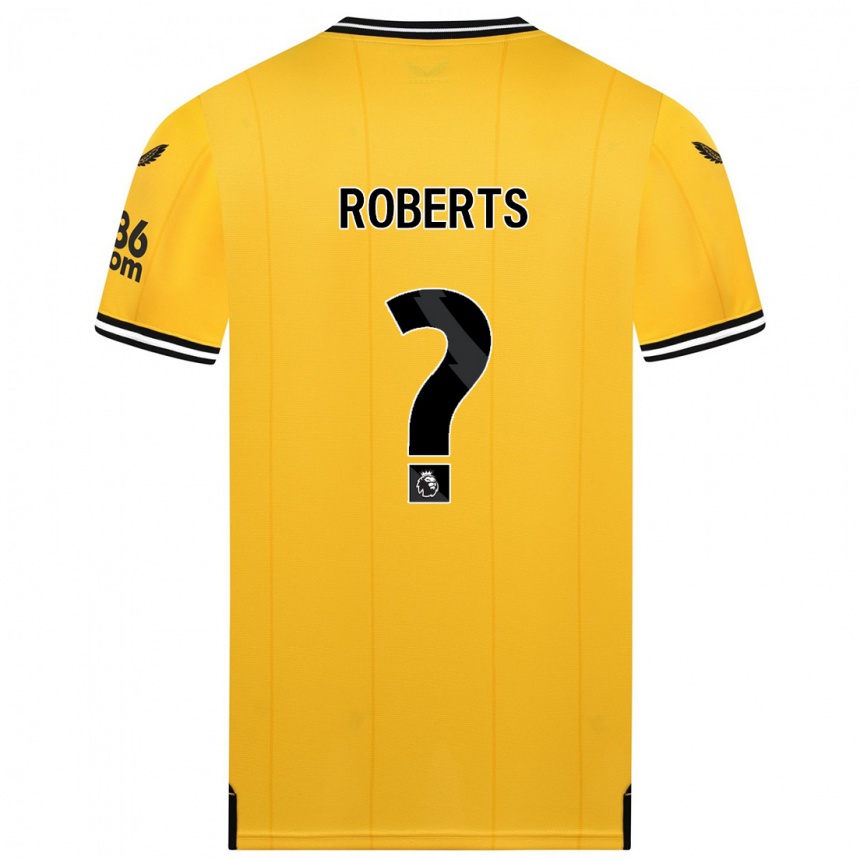 Herren Fußball Tyler Roberts #0 Gelb Heimtrikot Trikot 2023/24 T-Shirt Luxemburg