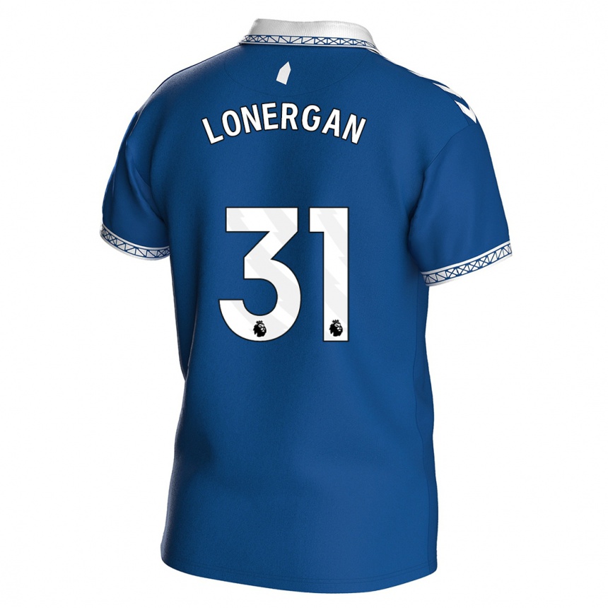 Herren Fußball Andy Lonergan #31 Königsblau Heimtrikot Trikot 2023/24 T-Shirt Luxemburg