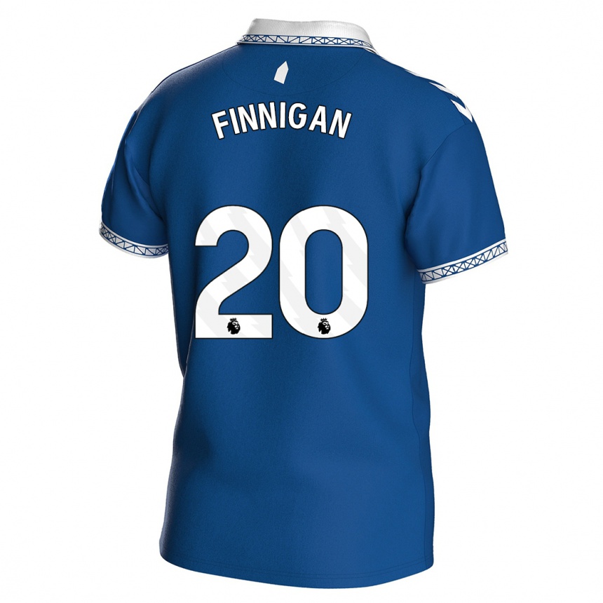 Herren Fußball Megan Finnigan #20 Königsblau Heimtrikot Trikot 2023/24 T-Shirt Luxemburg
