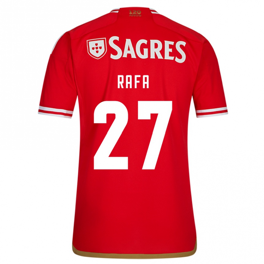 Herren Fußball Rafa Silva #27 Rot Heimtrikot Trikot 2023/24 T-Shirt Luxemburg