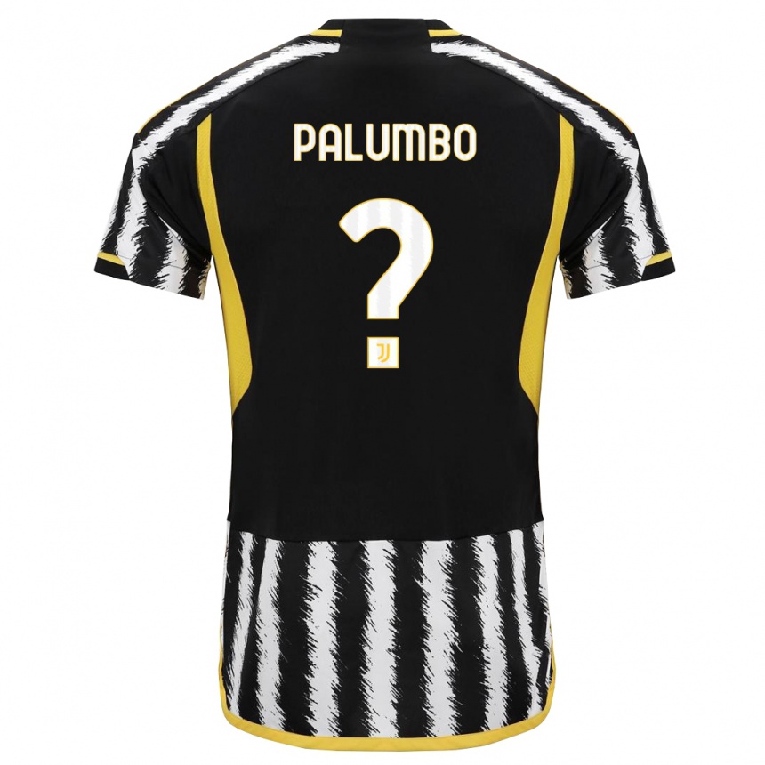 Herren Fußball Martin Palumbo #0 Schwarz-Weiss Heimtrikot Trikot 2023/24 T-Shirt Luxemburg